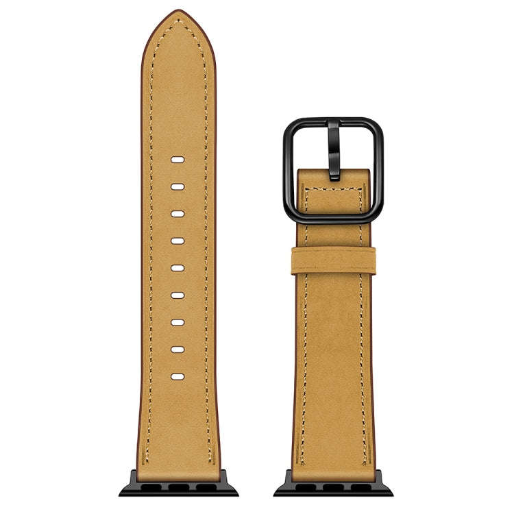 Leather Watch Band For Apple Watch Ultra 49mm&Watch Ultra 2 49mm / Series 9&8&7 45mm / SE 3&SE 2&...