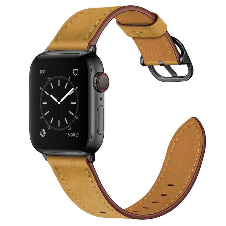 Leather Watch Band For Apple Watch Ultra 49mm&Watch Ultra 2 49mm / Series 9&8&7 45mm / SE 3&SE 2&...