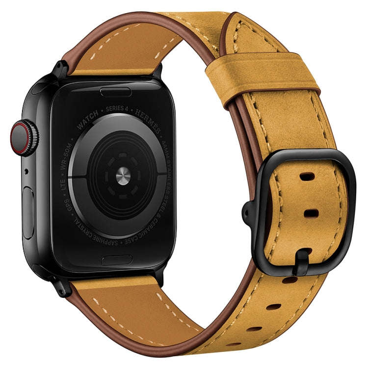 Leather Watch Band For Apple Watch Ultra 49mm&Watch Ultra 2 49mm / Series 9&8&7 45mm / SE 3&SE 2&...