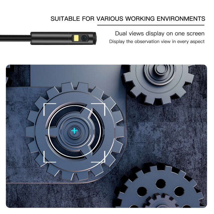 AN100 3 in 1 IP68 Waterproof USB-C / Type-C + Micro USB + USB Dual Cameras Industrial Digital End...