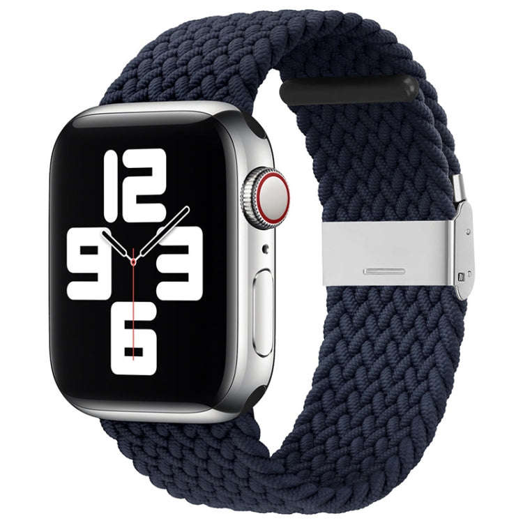 Nylon Braid One Buckle Watch Band For Apple Watch Ultra 49mm&Watch Ultra 2 49mm / Series 9&8&7 45...
