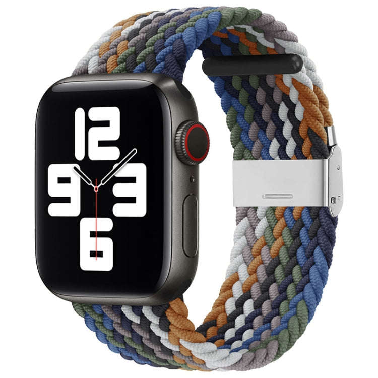 Nylon Braid One Buckle Watch Band For Apple Watch Ultra 49mm&Watch Ultra 2 49mm / Series 9&8&7 45...