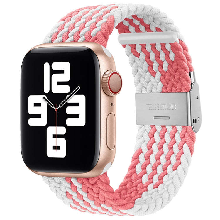 Nylon Braid One Buckle Watch Band For Apple Watch Ultra 49mm&Watch Ultra 2 49mm / Series 9&8&7 45...