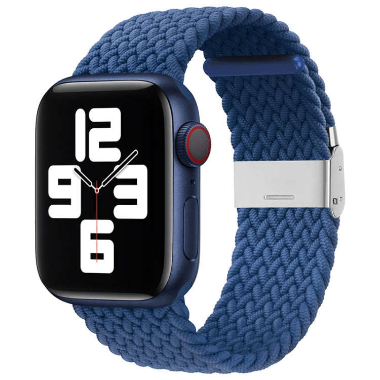 Nylon Braid One Buckle Watch Band For Apple Watch Ultra 49mm&Watch Ultra 2 49mm / Series 9&8&7 45...
