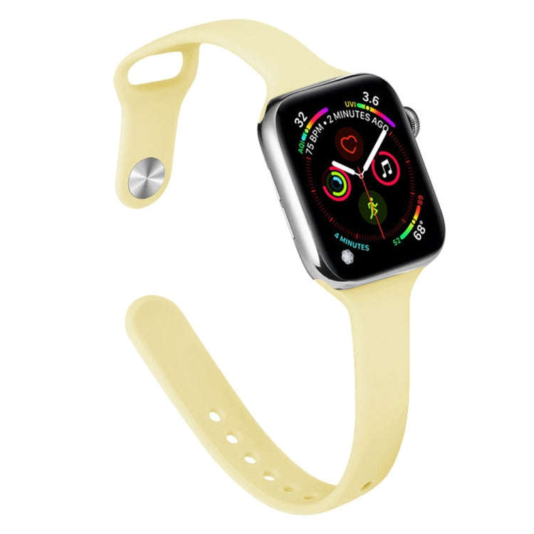 Slimming Silicone Watch Band For Apple Watch Ultra 49mm&Watch Ultra 2 49mm / Series 9&8&7 45mm / ...