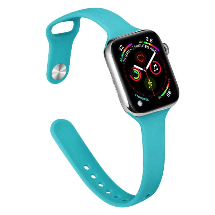 Slimming Silicone Watch Band For Apple Watch Ultra 49mm&Watch Ultra 2 49mm / Series 9&8&7 45mm / ...