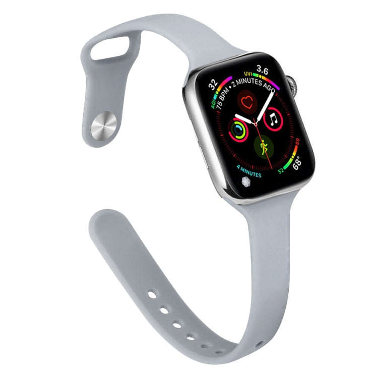 Slimming Silicone Watch Band For Apple Watch Ultra 49mm&Watch Ultra 2 49mm / Series 9&8&7 45mm / ...