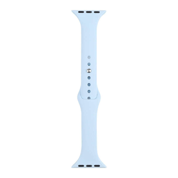 Slimming Silicone Watch Band For Apple Watch Series 9&8&7 41mm / SE 3&SE 2&6&SE&5&4 40mm / 3&2&1 ...