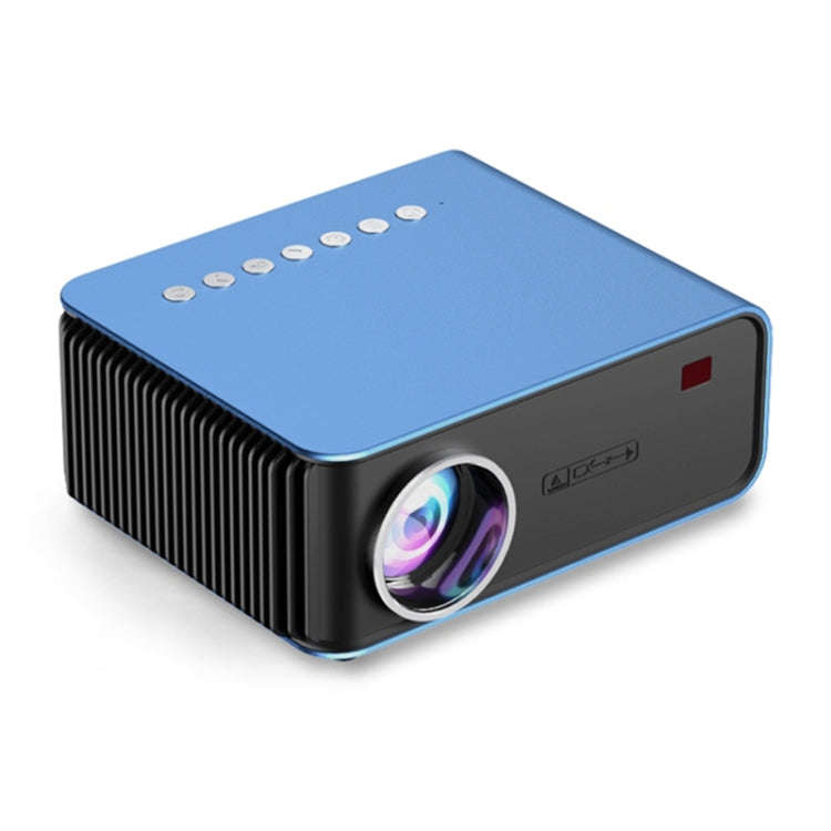 T4 Regular Version 1024x600 1200 Lumens Portable Home Theater LCD Projector, Plug Type:UK Plug(Blue)