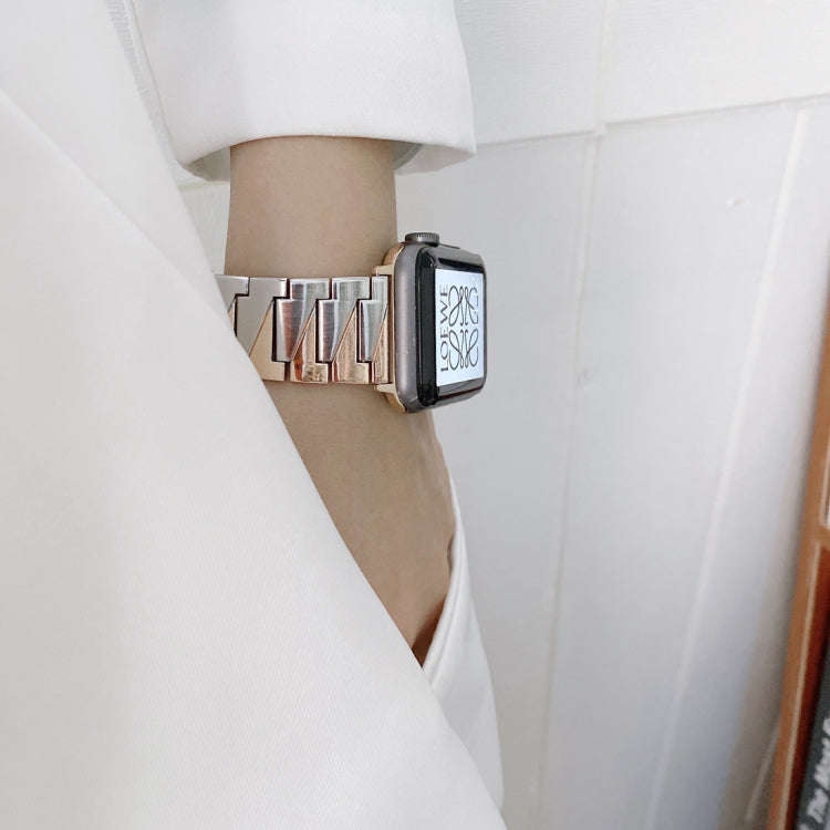 Lightning Shape Stainless Steel Watch Band For Apple Watch Ultra 49mm&Watch Ultra 2 49mm / Series...