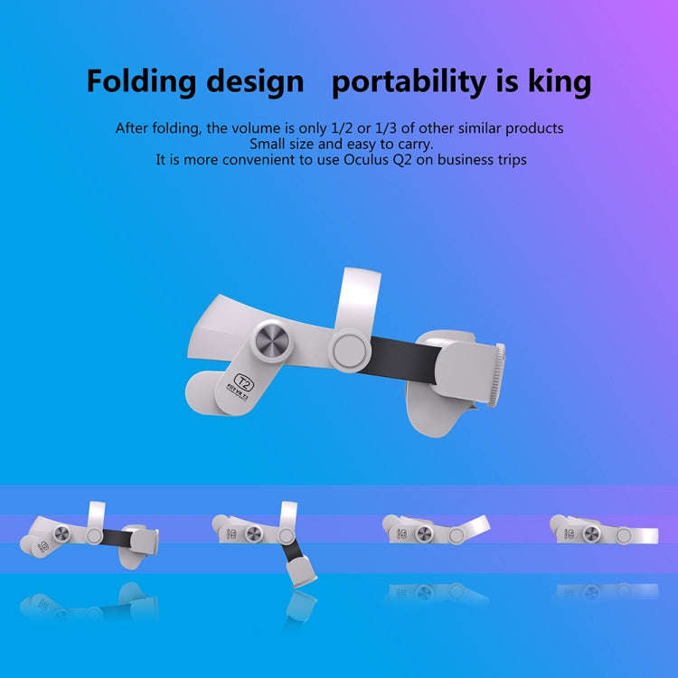 FIITVR T2 Adjustable VR Headset Hood Headband for Oculus Q2