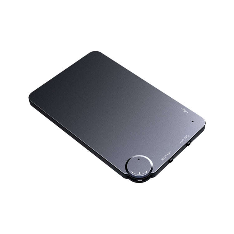 K2 Portable Ultra-thin Card Voice Recorder, Capacity:8GB(Black)