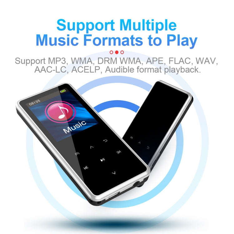 M12 Multifunctional Portable Bluetooth Player, Capacity:4GB(Silver)
