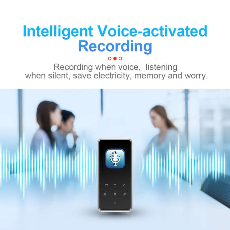 M12 Multifunctional Portable Bluetooth Player, Capacity:8GB(Silver)