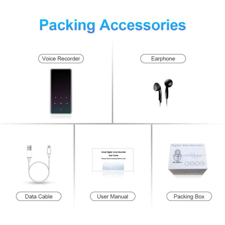 M12 Multifunctional Portable Bluetooth Player, Capacity:8GB(Silver)