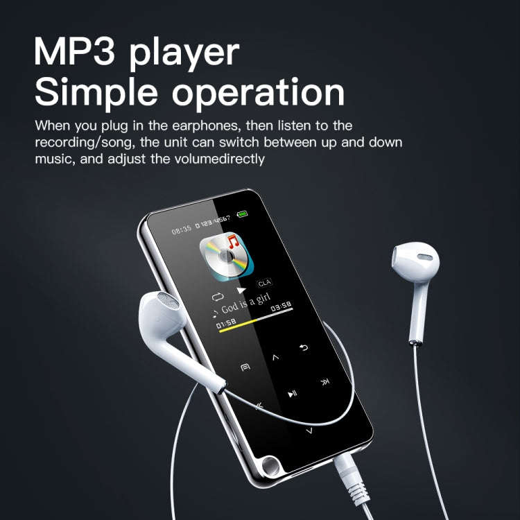 M25 Multifunctional Portable Bluetooth MP3 Player, Capacity:64GB(Black)