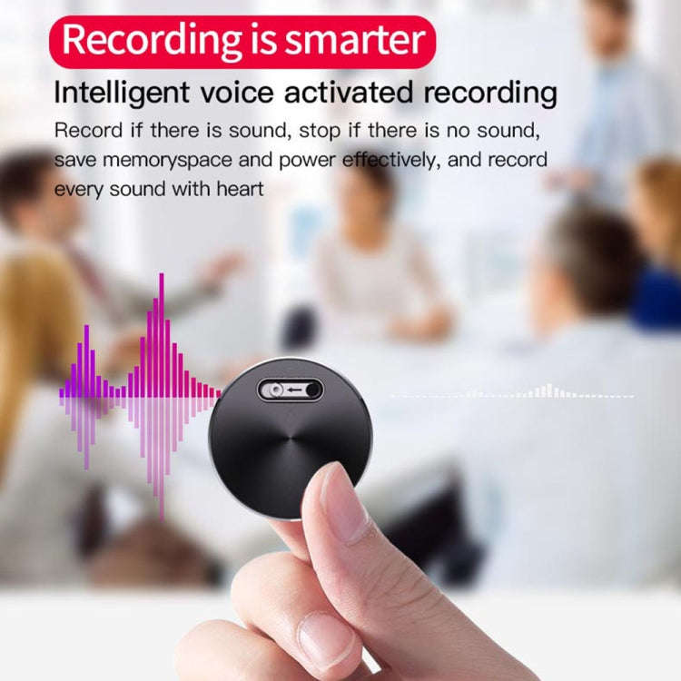 Q37 Intelligent HD Noise Reduction Voice Recorder, Capacity:8GB(Black)