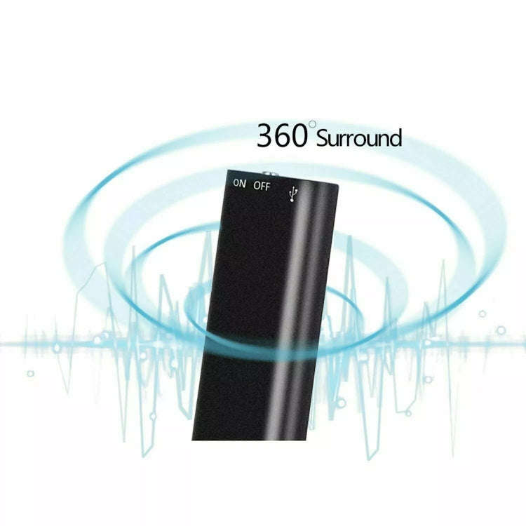 X2 AI Intelligent High-definition Noise Reduction Voice Control Recorder, Capacity:4GB(Black)