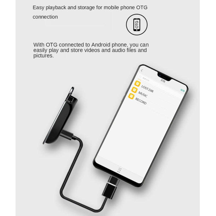 Q4 Cross Pattern AI Intelligent High-definition Noise Reduction Voice Control U Disk Recorder MP3...