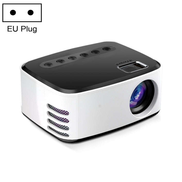 T20 320x240 400 Lumens Portable Home Theater LED HD Digital Projector, Same Screen Version, EU Pl...