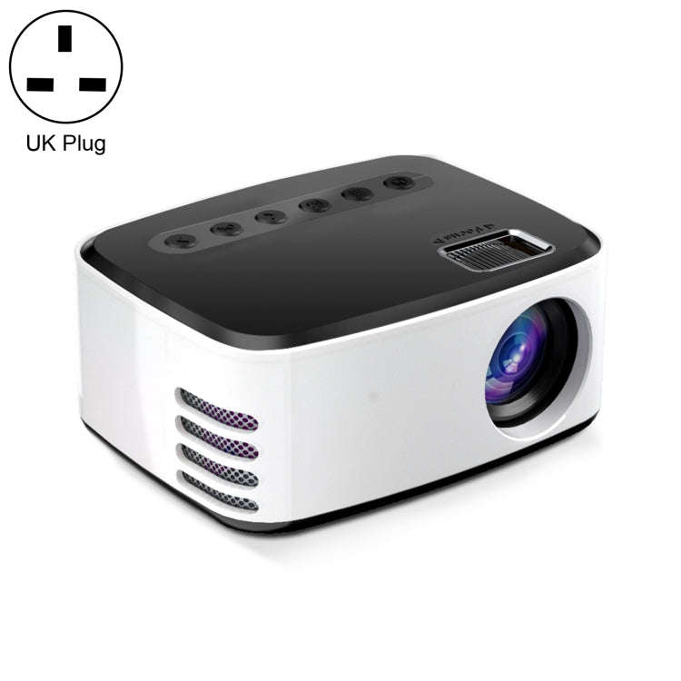 T20 320x240 400 Lumens Portable Home Theater LED HD Digital Projector, Same Screen Version, UK Pl...