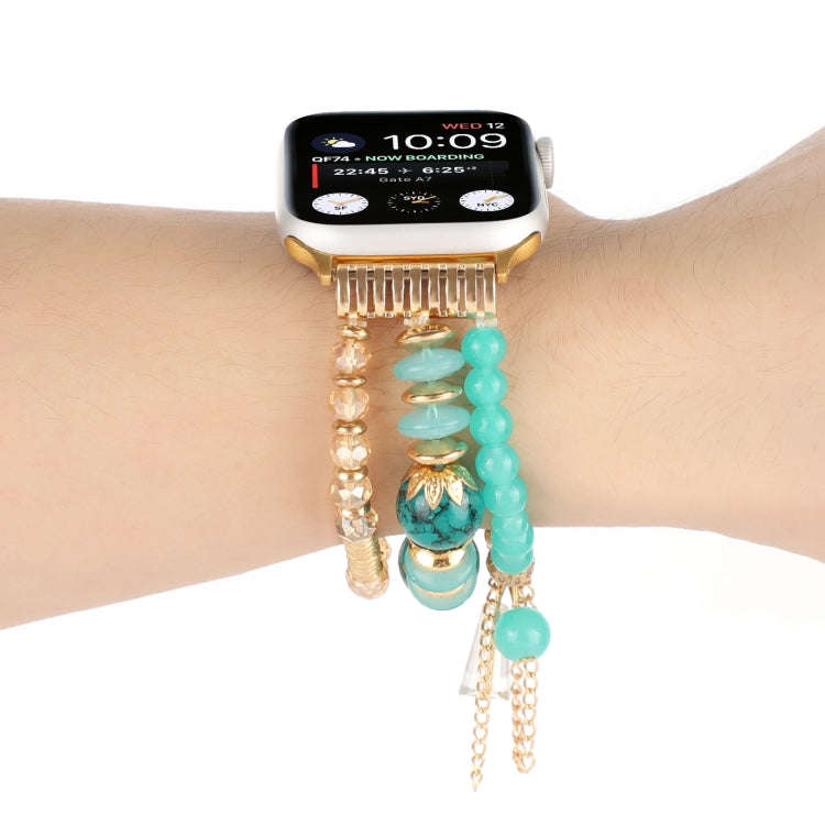 Pearl Strap Watch Band For Apple Watch Ultra 49mm&Watch Ultra 2 49mm / Series 9&8&7 45mm / SE 3&S...
