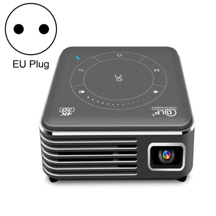 P11 854x480 DLP Smart Projector With Infrared Remote Control, Android 9.0, 4GB+32GB, EU Plug