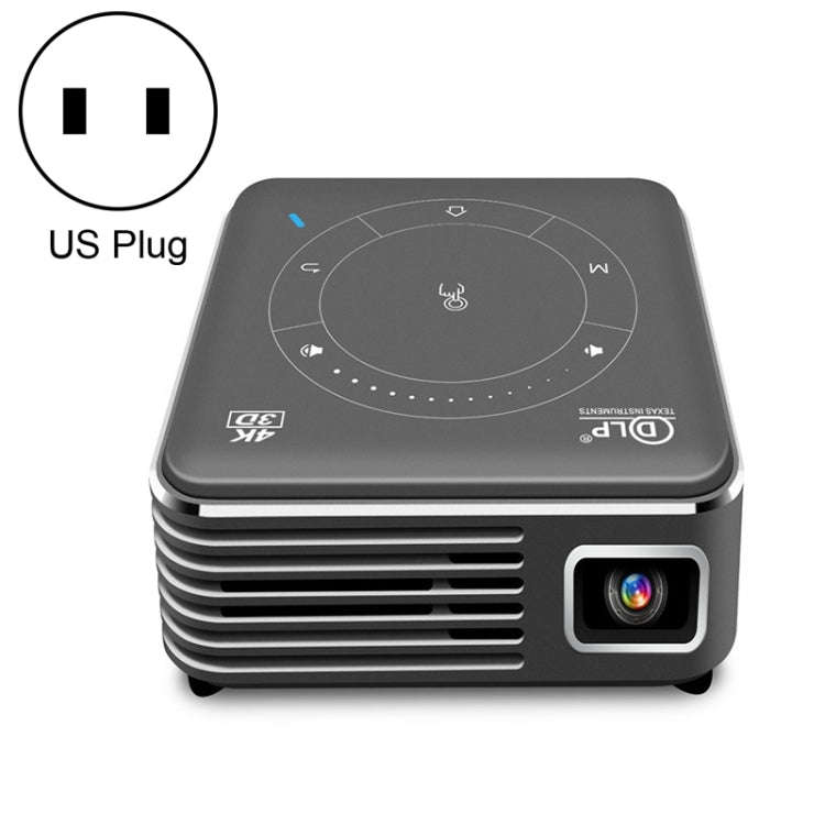 P11 854x480 DLP Smart Projector With Infrared Remote Control, Android 9.0, 4GB+32GB, US Plug