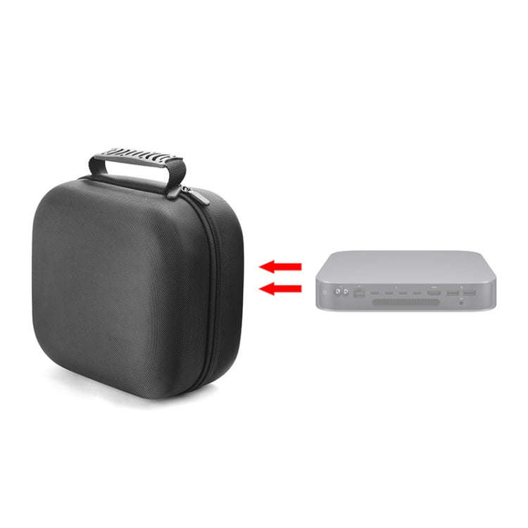 For Apple Mac mini M1 2020 Mini PC Protective Storage Bag(Black)