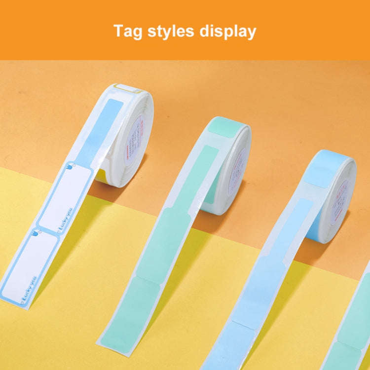 12.5 x 99mm 70 Sheets Thermal Label Data Cable Sort Stickers For NiiMbot D101 / D11(Lucky You)