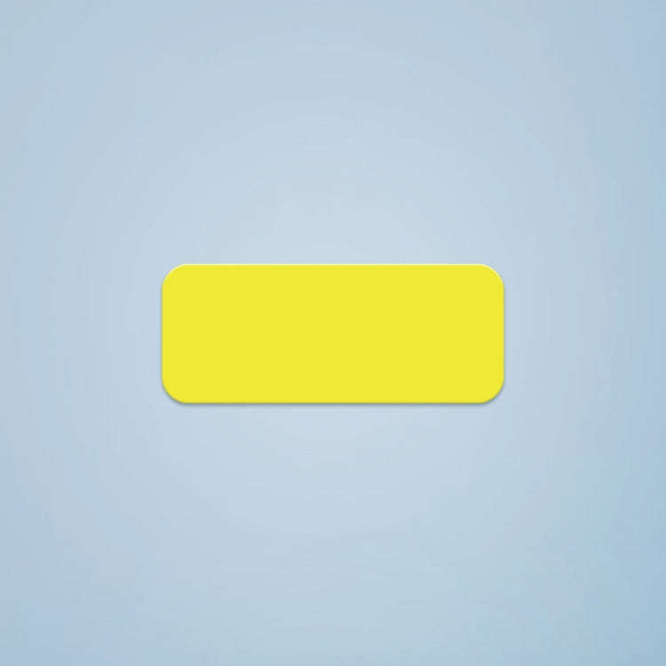 10 x 25mm 240 Sheets Thermal Printing Label Paper Stickers For NiiMbot D101 / D11(Yellow)