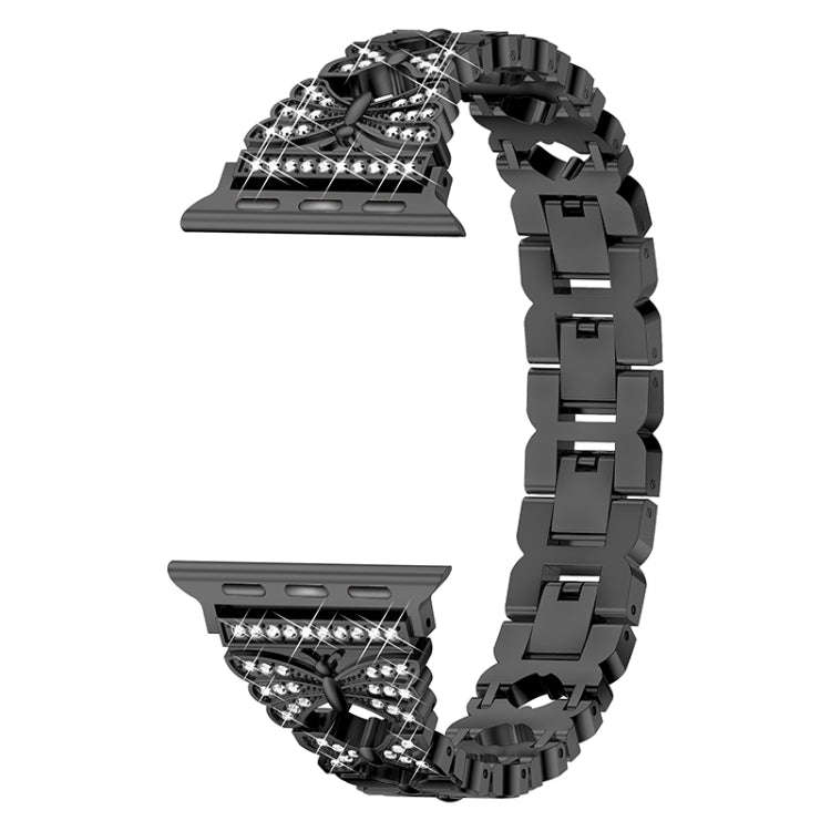 Stainless Steel Watch Band For Apple Watch Series 9&8&7 41mm / SE 3&SE 2&6&SE&5&4 40mm / 3&2&1 38...