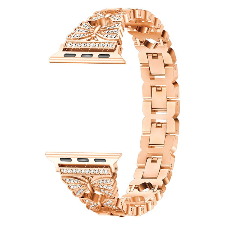 Stainless Steel Watch Band For Apple Watch Series 9&8&7 41mm / SE 3&SE 2&6&SE&5&4 40mm / 3&2&1 38...