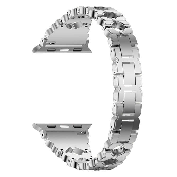 Stainless Steel Watch Band For Apple Watch Series 9&8&7 41mm / SE 3&SE 2&6&SE&5&4 40mm / 3&2&1 38...