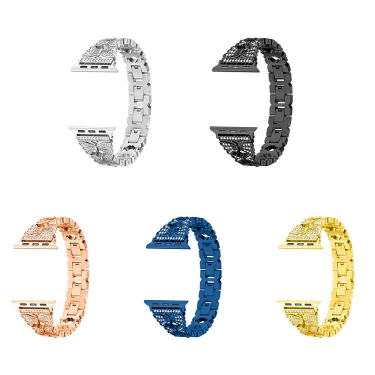 Stainless Steel Watch Band For Apple Watch Series 9&8&7 41mm / SE 3&SE 2&6&SE&5&4 40mm / 3&2&1 38...