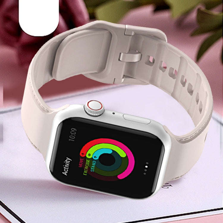Silicone Watch Band For Apple Watch Series 9&8&7 41mm / SE 3&SE 2&6&SE&5&4 40mm / 3&2&1 38mm(Midn...