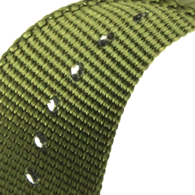 For Suunto CORE Three-ring Steel Buckle Nylon Watch Band(Grey)