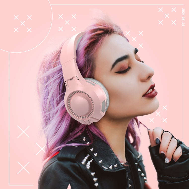 Anivia A11 3.5mm Wired Gaming Headset with Microphone(Pink)