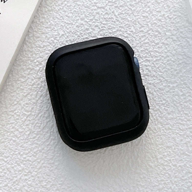TPU Candy Color Watch Case For Apple Watch Series 9 / 8 / 7 41mm(Black)