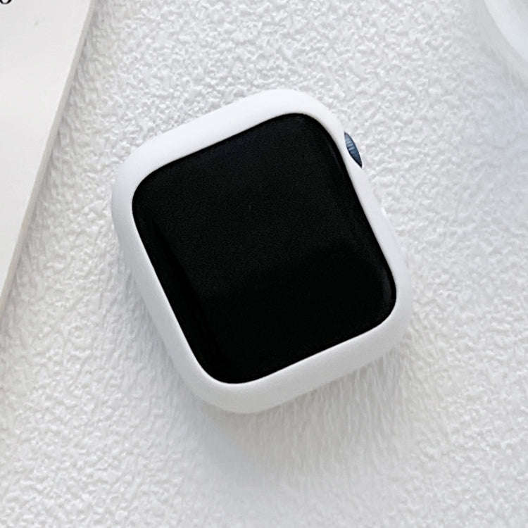TPU Candy Color Watch Case For Apple Watch Series 9 / 8 / 7 41mm(White)