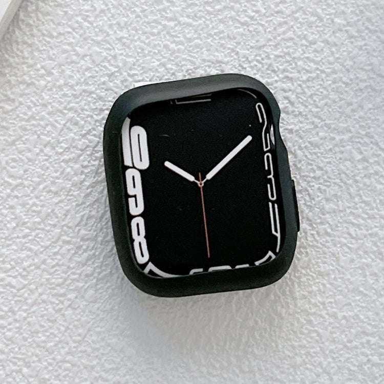 TPU Candy Color Watch Case For Apple Watch Series 9 / 8 / 7 45mm(Dark Green)