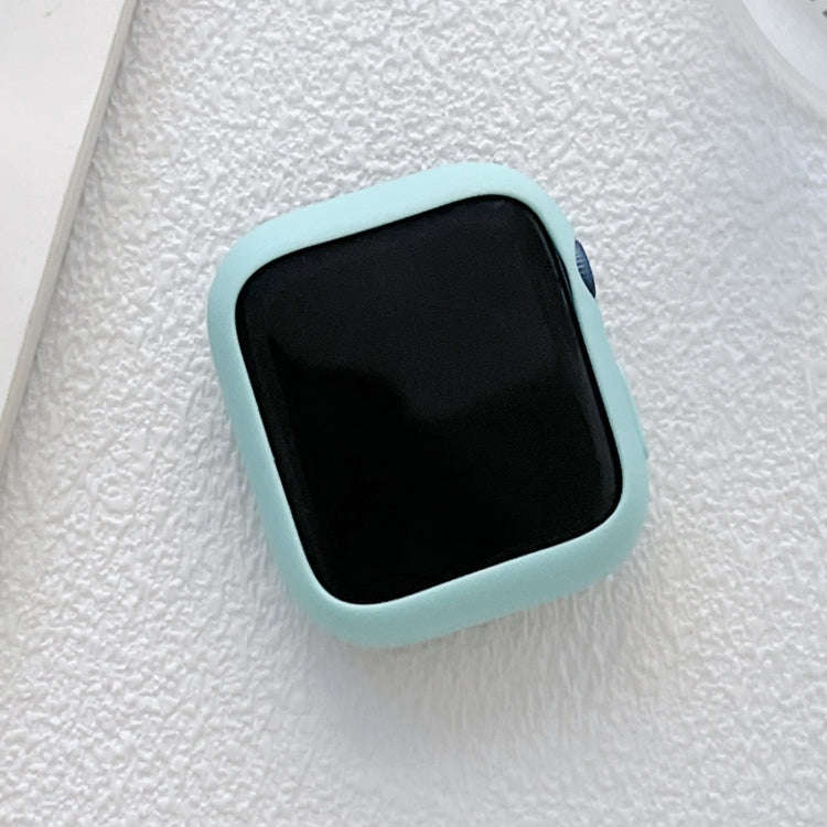 TPU Candy Color Watch Case For Apple Watch Series 9 / 8 / 7 45mm(Mint Green)