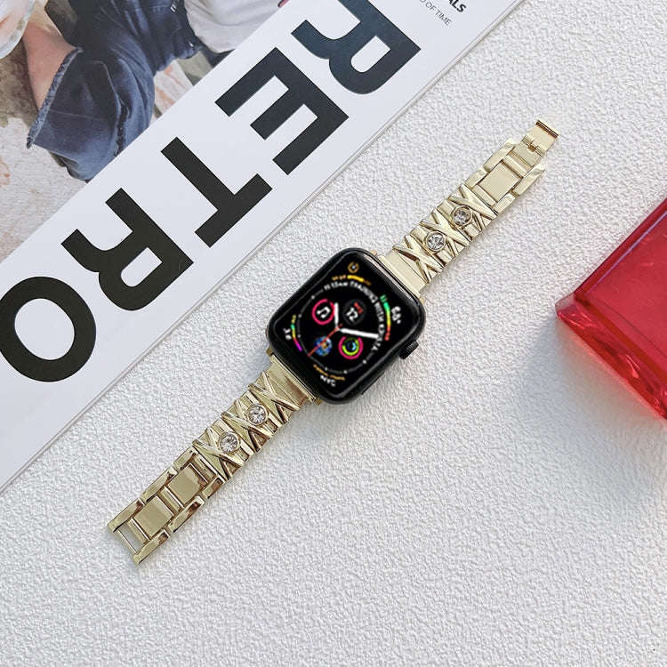 X Diamond Ladies Watch Band For Apple Watch Ultra 49mm&Watch Ultra 2 49mm / Series 9&8&7 45mm / S...