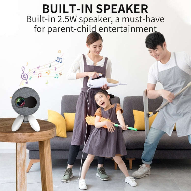 YG220 Same Screen Version Children Projector Mini LED Portable Home Speaker Projector, Plug Type:...
