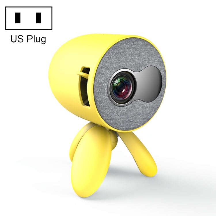 YG220 Same Screen Version Children Projector Mini LED Portable Home Speaker Projector, Plug Type:...