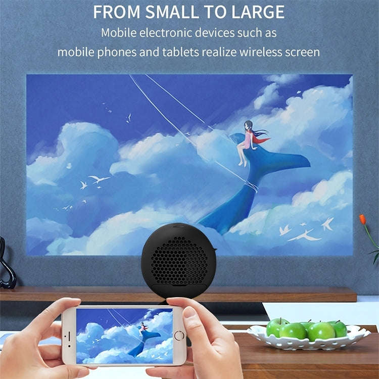YG220 Same Screen Version Children Projector Mini LED Portable Home Speaker Projector, Plug Type:...