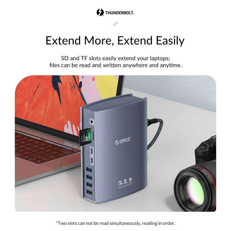 ORICO TB3-S3 Thunderbolt 3 Docking Station(Grey)