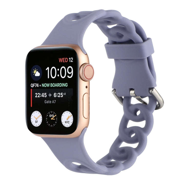 Hollow Out Silicone Watch Band For Apple Watch Ultra 49mm&Watch Ultra 2 49mm / Series 9&8&7 45mm ...