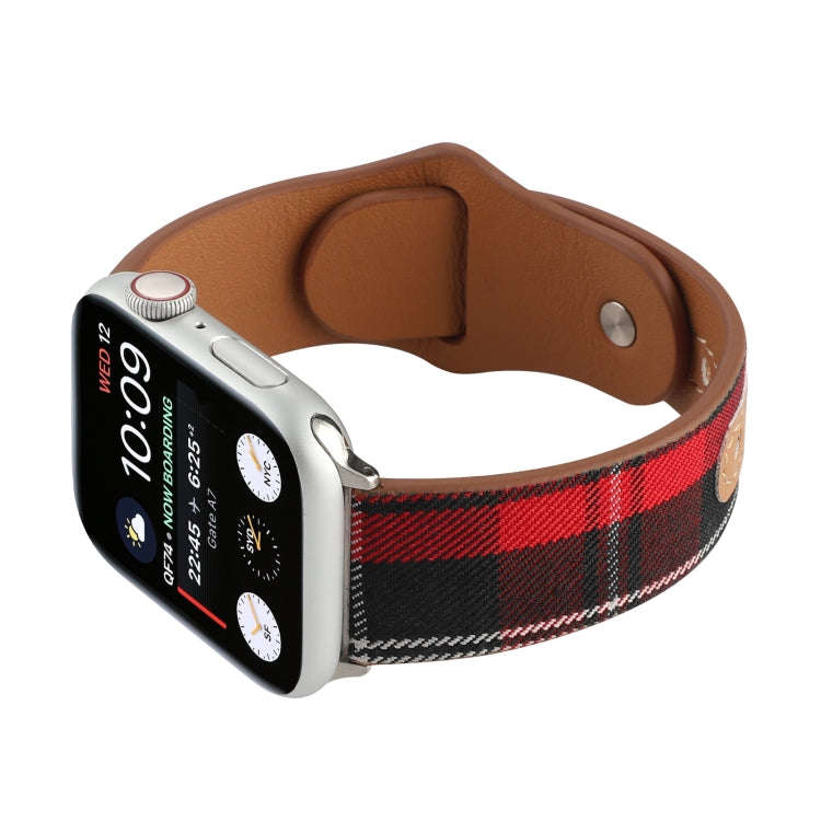 Cloth Texture Sports Leather Watch Band For Apple Watch Ultra 49mm&Watch Ultra 2 49mm / Series 9&...