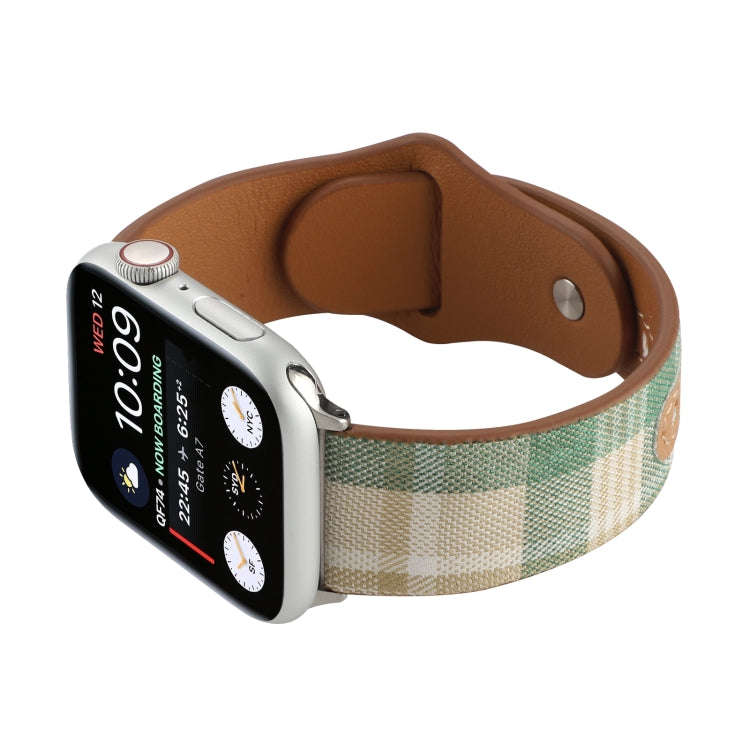 Cloth Texture Sports Leather Watch Band For Apple Watch Ultra 49mm&Watch Ultra 2 49mm / Series 9&...